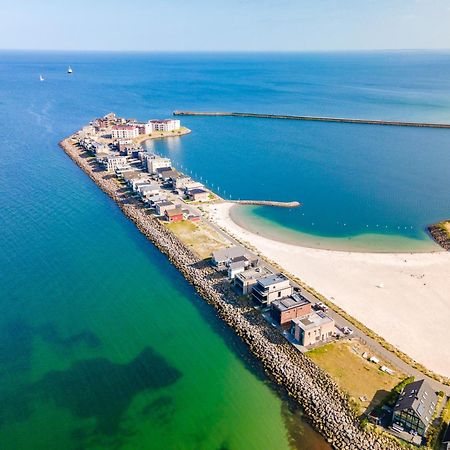 Horizont- Direkt Am Wasser, Hafenblick, Fahrstuhl, Sauna, Ueberdachter Balkon Olpenitz Eksteriør bilde