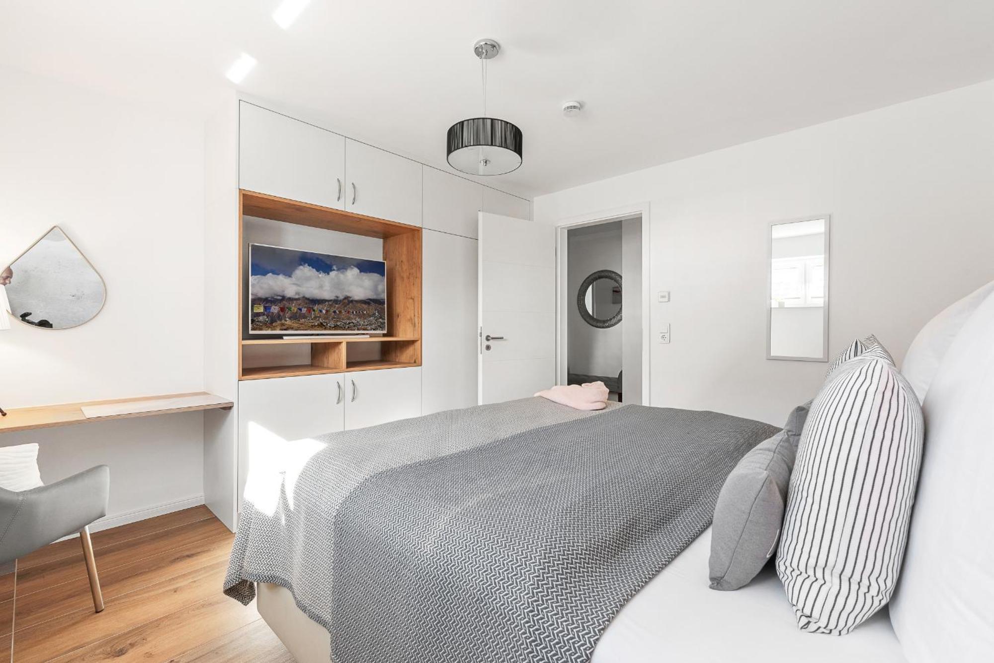 Horizont- Direkt Am Wasser, Hafenblick, Fahrstuhl, Sauna, Ueberdachter Balkon Olpenitz Eksteriør bilde