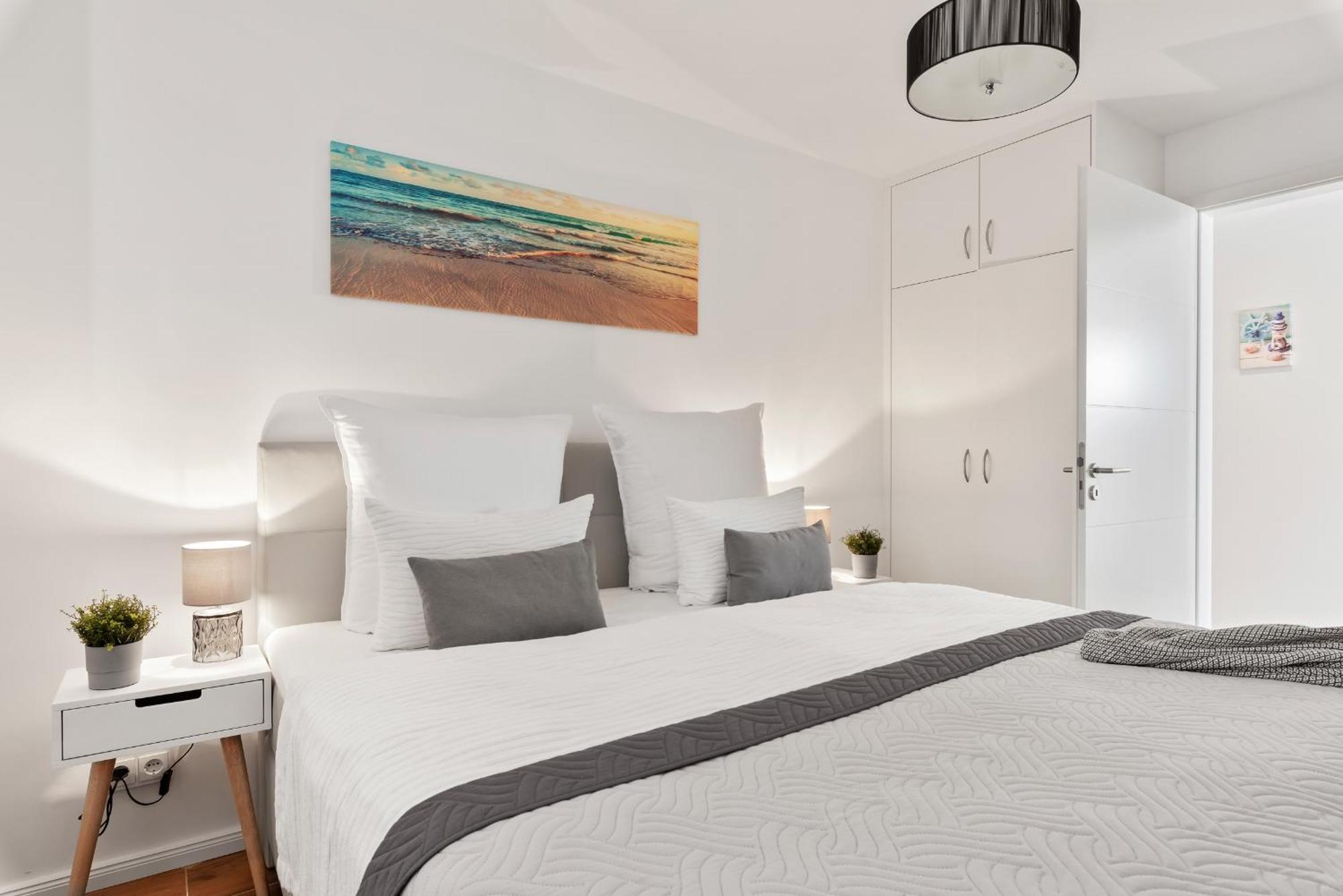 Horizont- Direkt Am Wasser, Hafenblick, Fahrstuhl, Sauna, Ueberdachter Balkon Olpenitz Eksteriør bilde