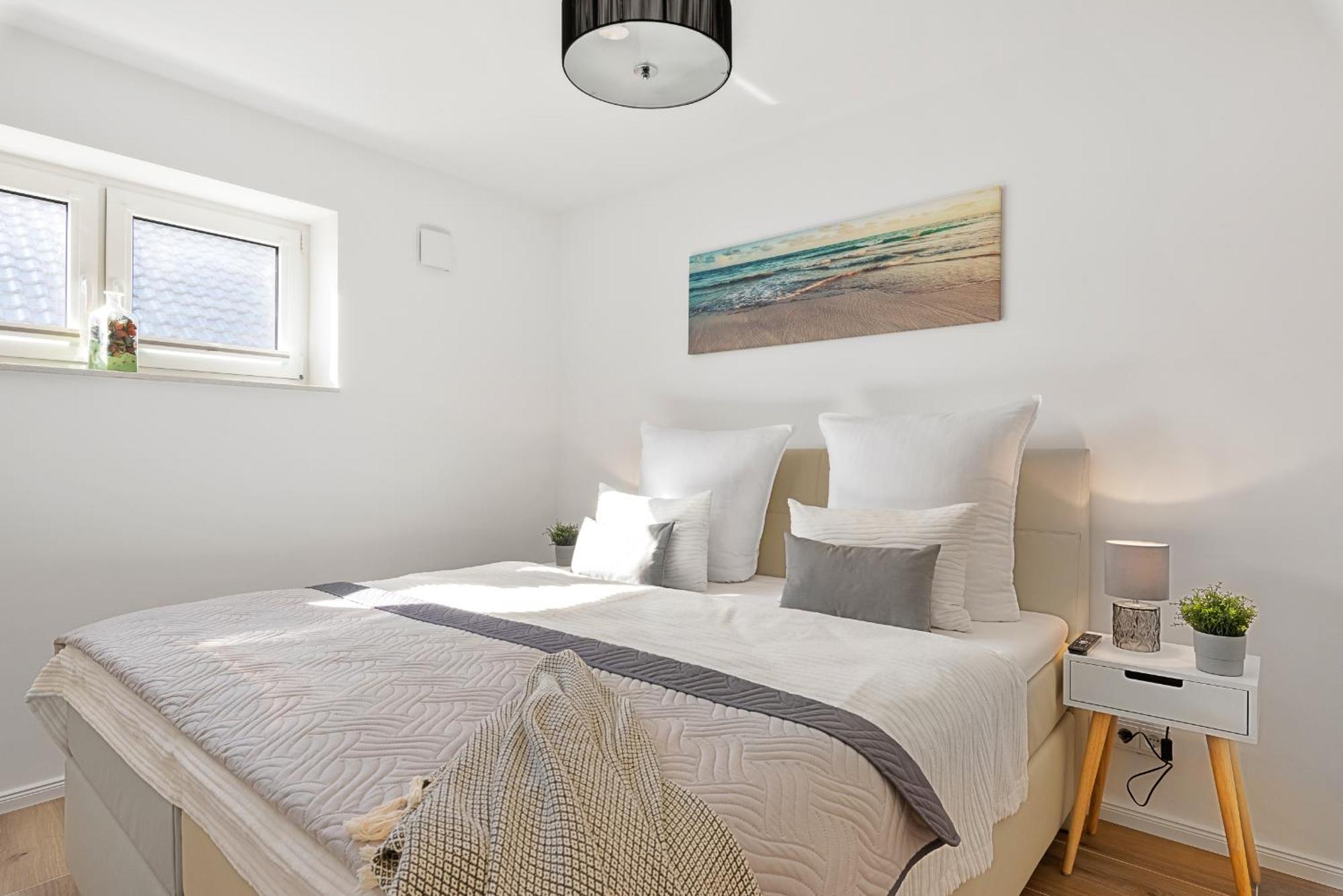 Horizont- Direkt Am Wasser, Hafenblick, Fahrstuhl, Sauna, Ueberdachter Balkon Olpenitz Eksteriør bilde
